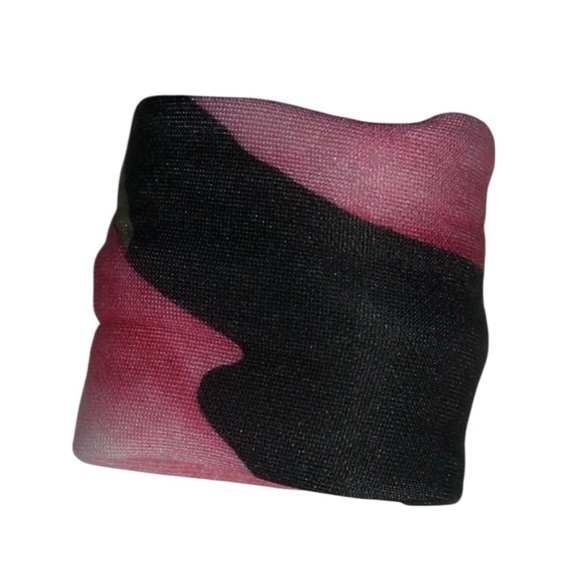 Va Va Voom Dress Long Tulip Flower Floral Cottagecore Long Black Pink Romantic M - Picture 10 of 16